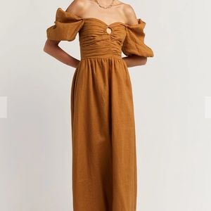 DISSH - Malik Tangering Linen Dress *size US 06